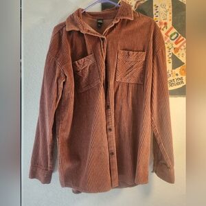 Wild Fable Rust Corduroy Shirt